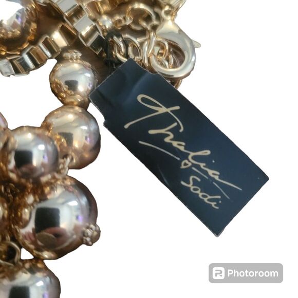 NWT Gold Chunky Necklace and Earring Set - Picture 3 of 3